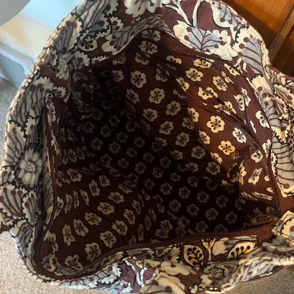 Vera Bradley Bag (Slate Blooms) - Picture 2 of 2